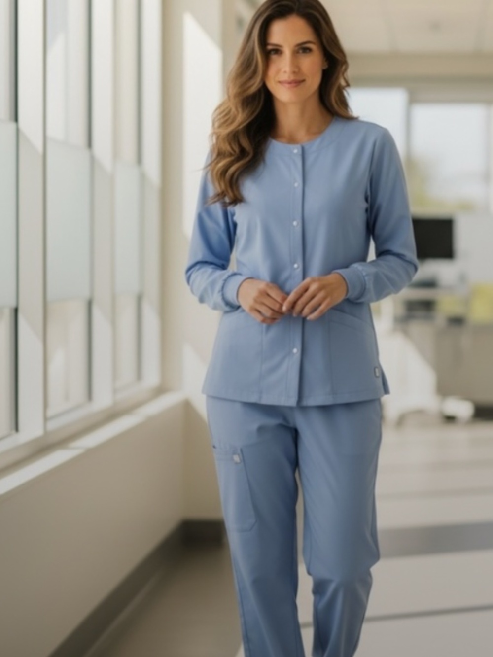Cherokee scrub set, blue, size S, NWT - Picture 3 of 3